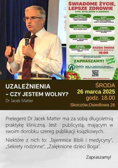 UZALEŻNIENIA - CZY JESTEM WOLNY? - Jacek Matter - Spotkanie 7/7